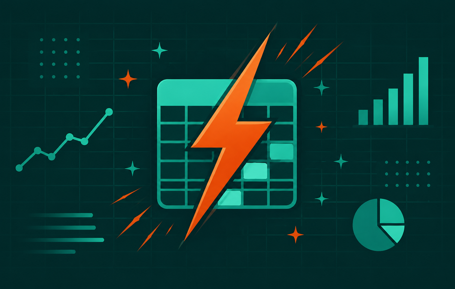 GSheets Supercharge interface shown beside a Google Sheet